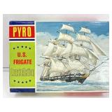 NOS Pyro US Frigate Constellation model kit