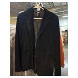 DKNY leather blazer size 10, frank meyer