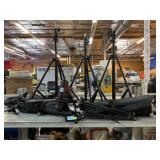 Hyper microphone on arm stand, 3 tripods and