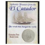 Antique Silver Two Reale Coin