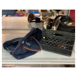 Crate full of records most damaged/warped and