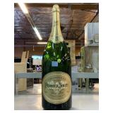 Oversized decorative glass bottle. Empty