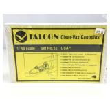 NOS Sealed Falcon Clear-Vax canopies