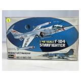 NOS Revell 1/48 scale F-104 StarFighter jet plane