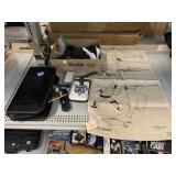 Native Canadiana print on fabric, Ace pocket