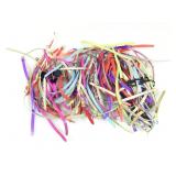 Charm bracelet bands, faux leather & plastic,