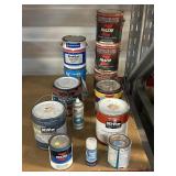 Assorted paint. Quarts, gallons and more