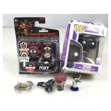 Funko Pop, Fortnite Raven & Foxy snaps, fidget