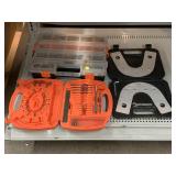 Tool sets and organizer tote with contents