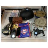 Radio shack sound level meter, DOT riding helmet