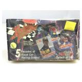 Rookie thunder stock car racing trading cards.