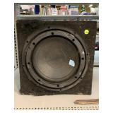 Carpeted speaker box 15x14x14