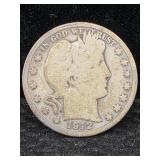 1912 Silver Barber Half Dollar