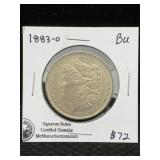 1883-o Signature Series Silver Morgan Dollar