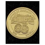 2010 .585 Gold Coin, Tw 0.5g