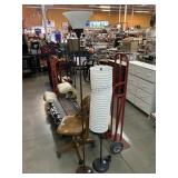 2 Floor lamps, 6ft tallest one