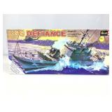 NOS Revell 15in model build kit. USS Defiance US