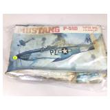 NOS 1/24 scale Mustang P-51D super size model