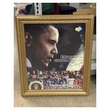 Barack Obama ï¿½Dreams come trueï¿½ framed wall art.