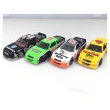 4 die cast stock car models