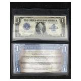 1923 Horse Blanket Silver Certificate $1 Dollar