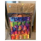 Collection of puzzles glued complete. Assorted