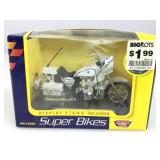 NOS Motor Max Super Bike w/display stand die cast