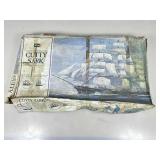 NOS Revell 36x22in Cutty Sark ship model build