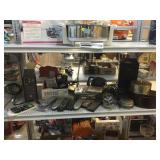 RocketFish Modem, LED desk light, Intex air pump,