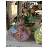 Decorative music boxes, doll and home decor