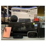Epsom printer XP-4200 and 6 small electronics.