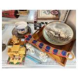 Wooden tray, bowl tray & more