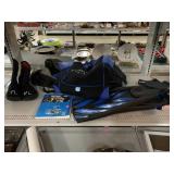 Scuba gear and manual.