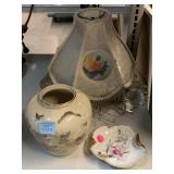 Lamp shade, vase & more
