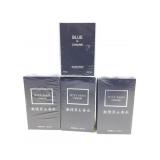 4 sealed NIB mens cologne/perfume sprays.