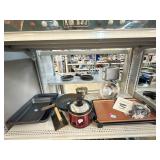 Gold Coast copper colored electric grill & more