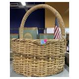 Large Wicker Basket. Approx 22in