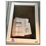 Vevor dog door frame with flap and block 20x13