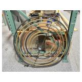 39in Metal Ringed pendant lamp w/3 lamps