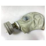 Vtg Military Gas Mask with Cartridge