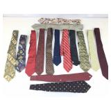 Collection of mens ties.