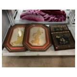 Wall Art assorted. Larger pair is 26x16