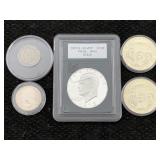 1972-s Silver Ike Dollar & More