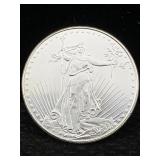 1 Ozt .999 Fine Silver Bullion Round