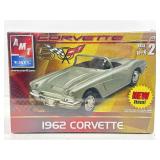 Sealed AMT 1962 Corvette model kit, 1:25 scale