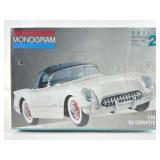 Sealed Monogram 1953 Corvette model kit, 1:24