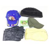 Menï¿½s fur hat, gloves, compass & more