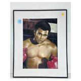 Muhammad ali framed picture