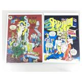Will Eisnerï¿½s The Spirit #1 & 2 Comic Books.