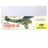 NOS Sealed Guillowï¿½s German Fokker D7 Scale Model